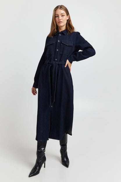  Blousejurken Blousejurk Rosia Dames Donkerblauw
