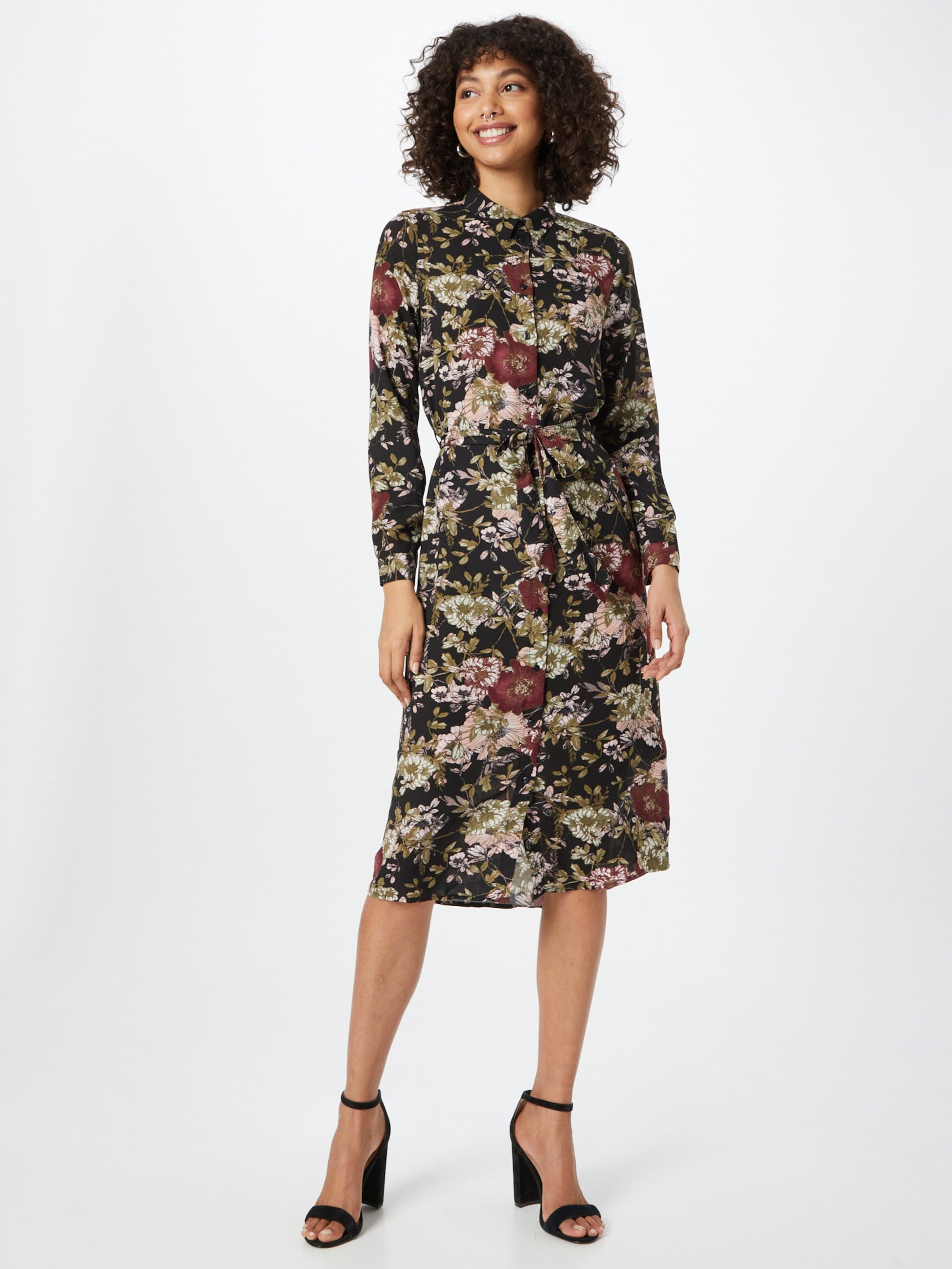 Vero Moda Blousejurken Blousejurk Macy Dames Zwart