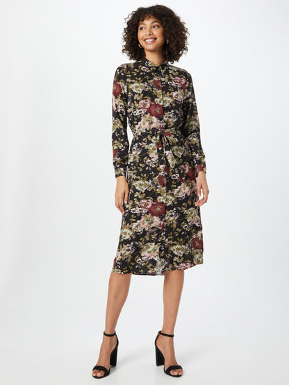 Vero Moda Blousejurken Blousejurk Macy Dames Zwart