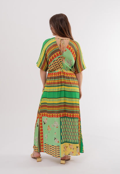 October Maxi Jurken Jurk Dames Groen