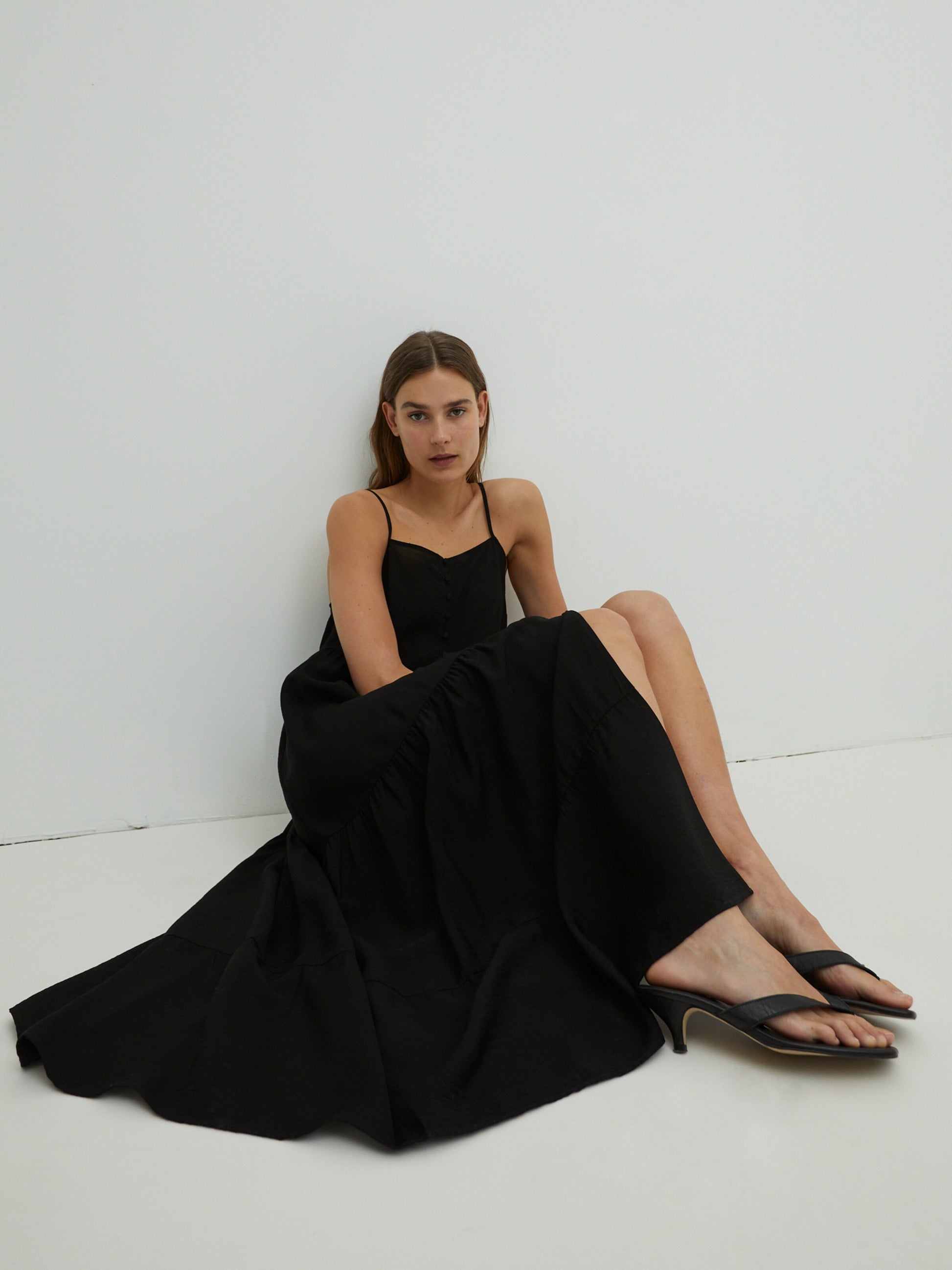 EDITED Maxi Jurken Jurk Hope Dames Zwart