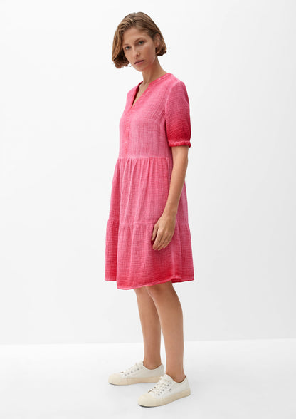 S.Oliver Blousejurken Blousejurk Dames Magenta