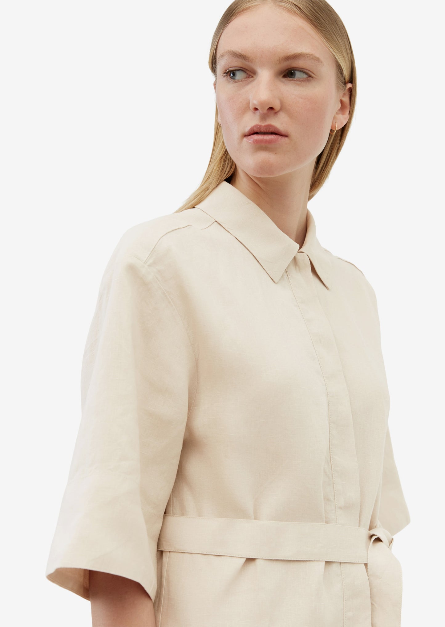 Marc O'Polo Blousejurken Blousejurk Dames Crème