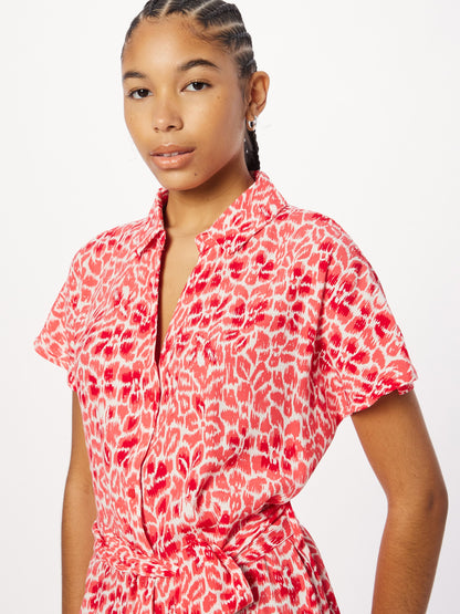 Saint Tropez Blousejurken Blousejurk Blanca Dames Pink