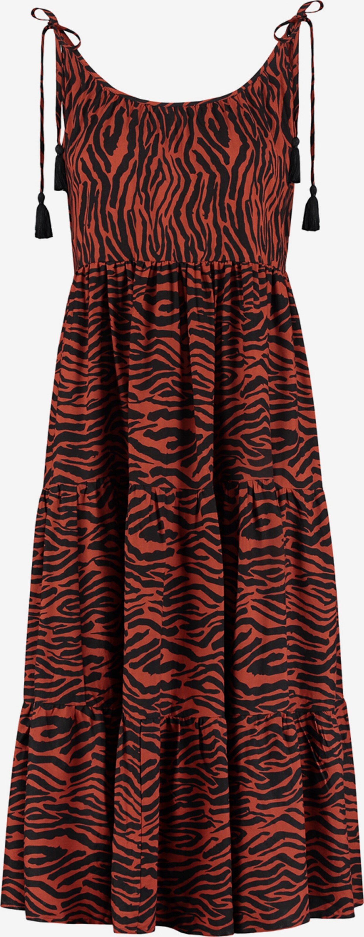 Shiwi Strandjurkjes Strandjurk Dames Donkerrood / Zwart