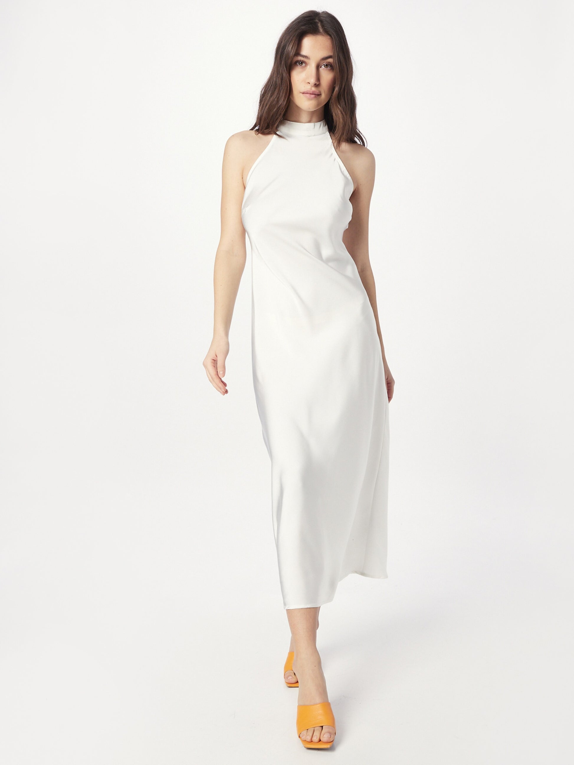 WAREHOUSE Maxi Jurken Jurk Dames Parelwit