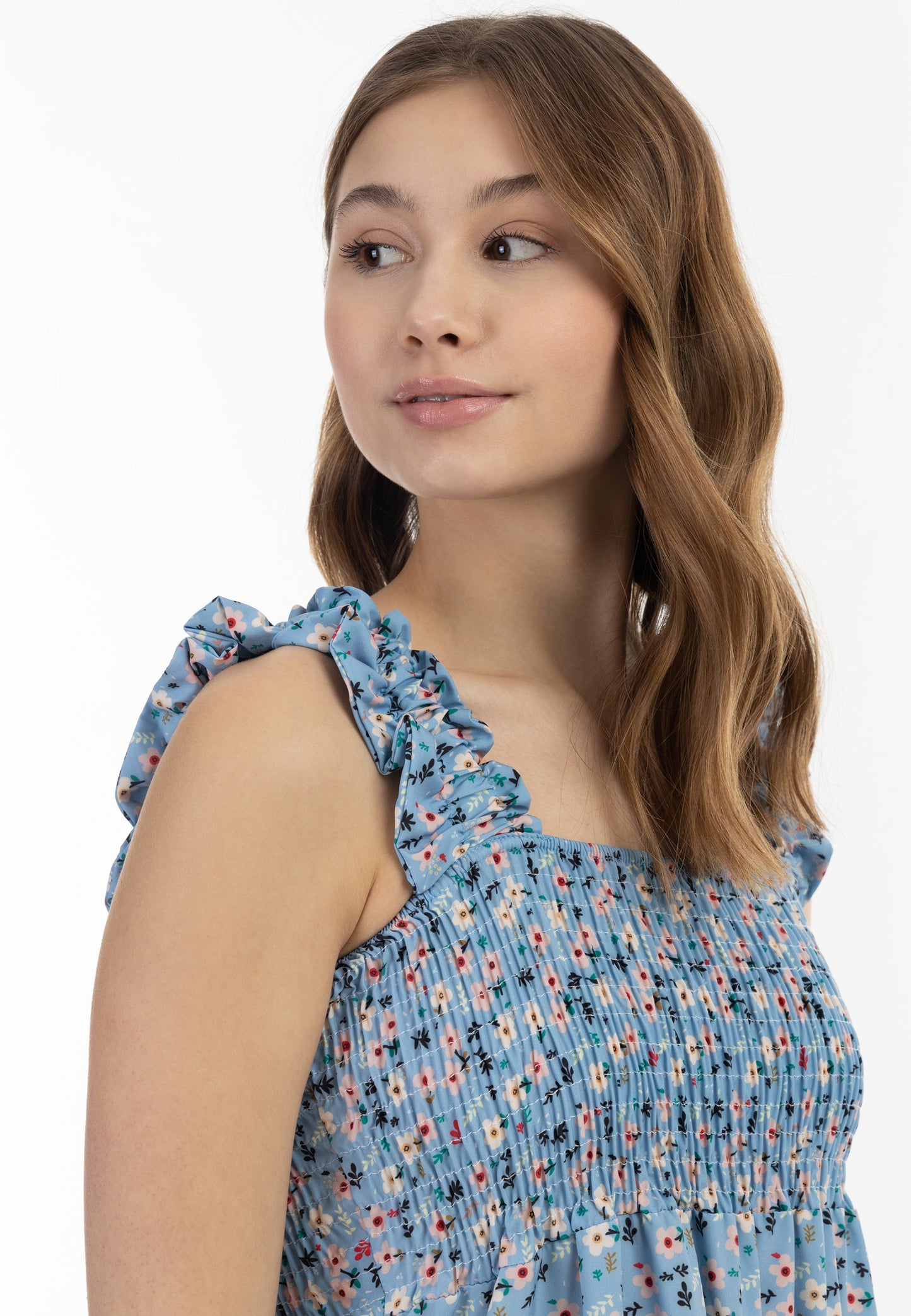 MyMO Zomerjurken Zomerjurk Dames Lichtblauw