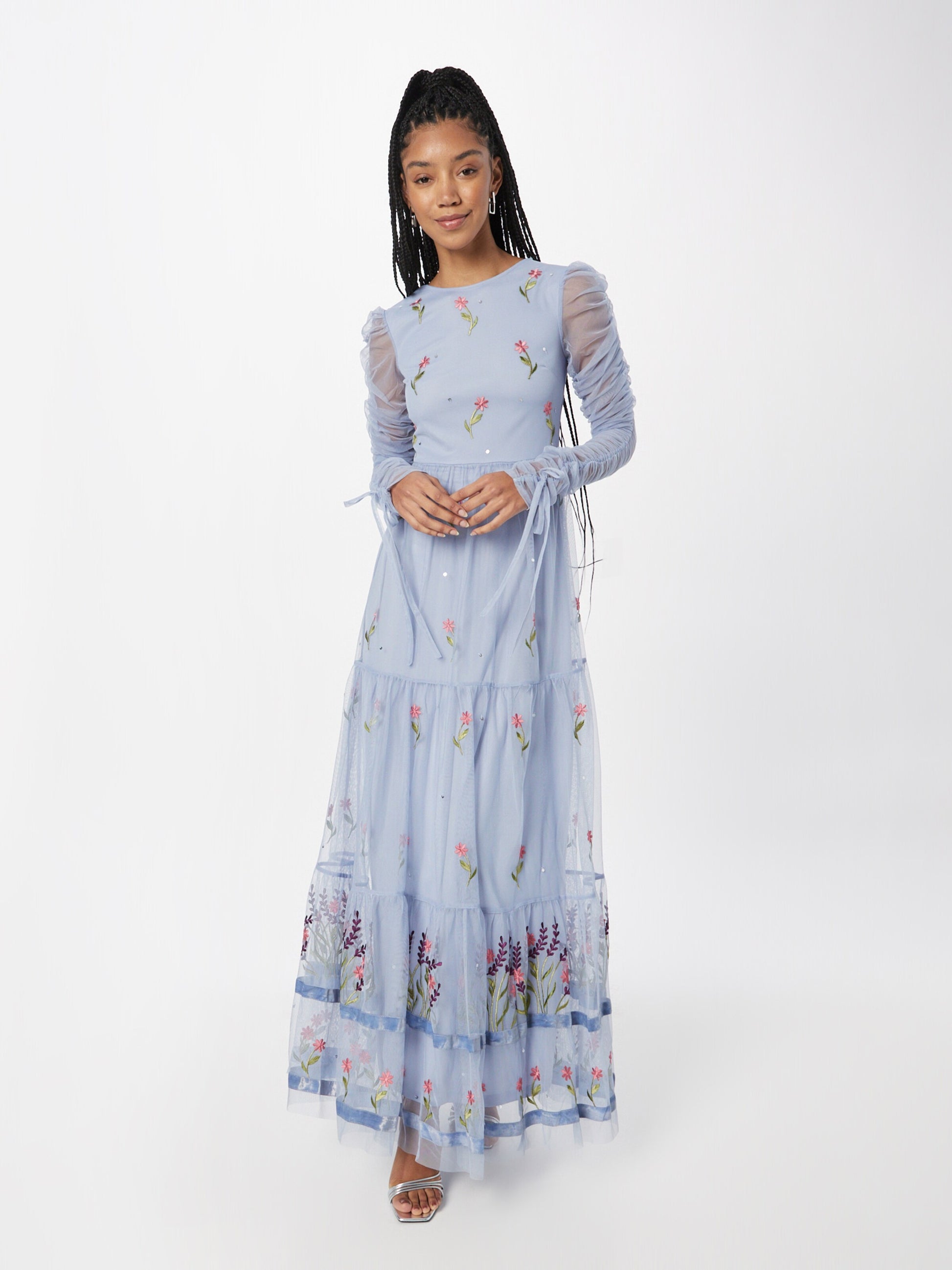  Avondjurken Avondjurk Dames Smoky Blue