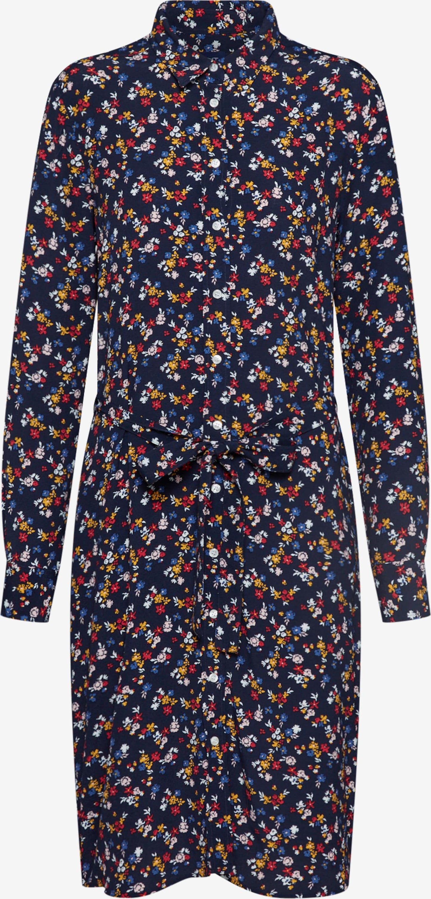 Gant Blousejurken Blousejurk Scribbled Dames Donkerblauw