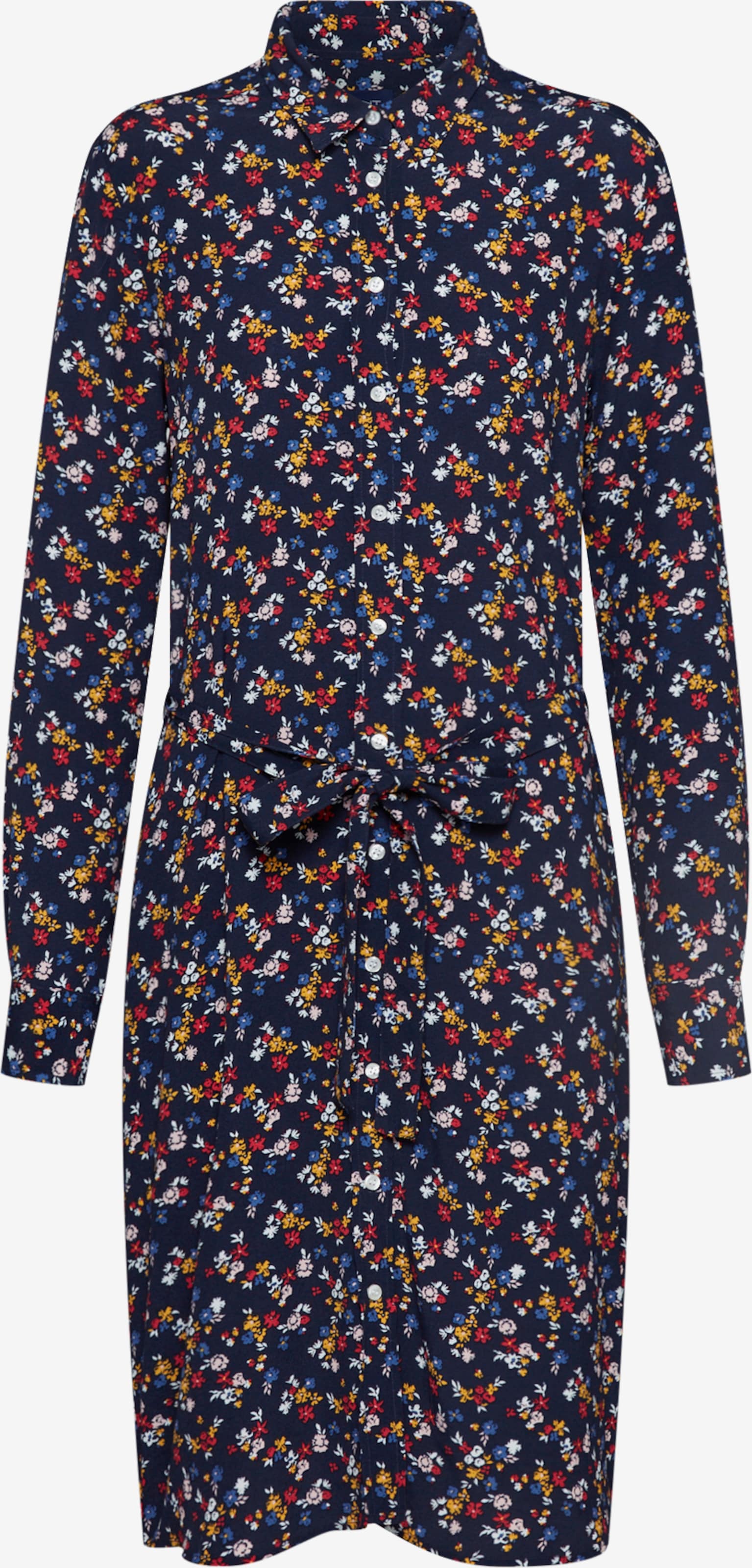 Gant Blousejurken Blousejurk Scribbled Dames Donkerblauw