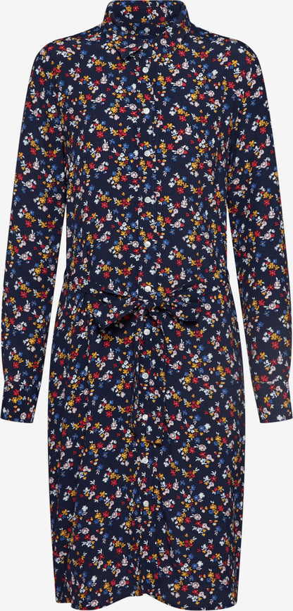Gant Blousejurken Blousejurk Scribbled Dames Donkerblauw