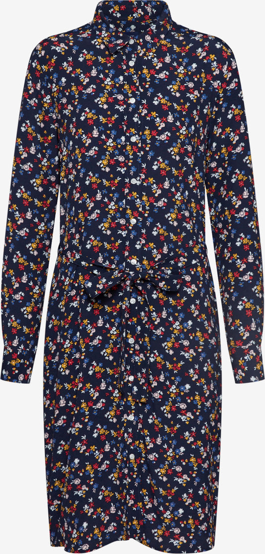 Gant Blousejurken Blousejurk Scribbled Dames Donkerblauw