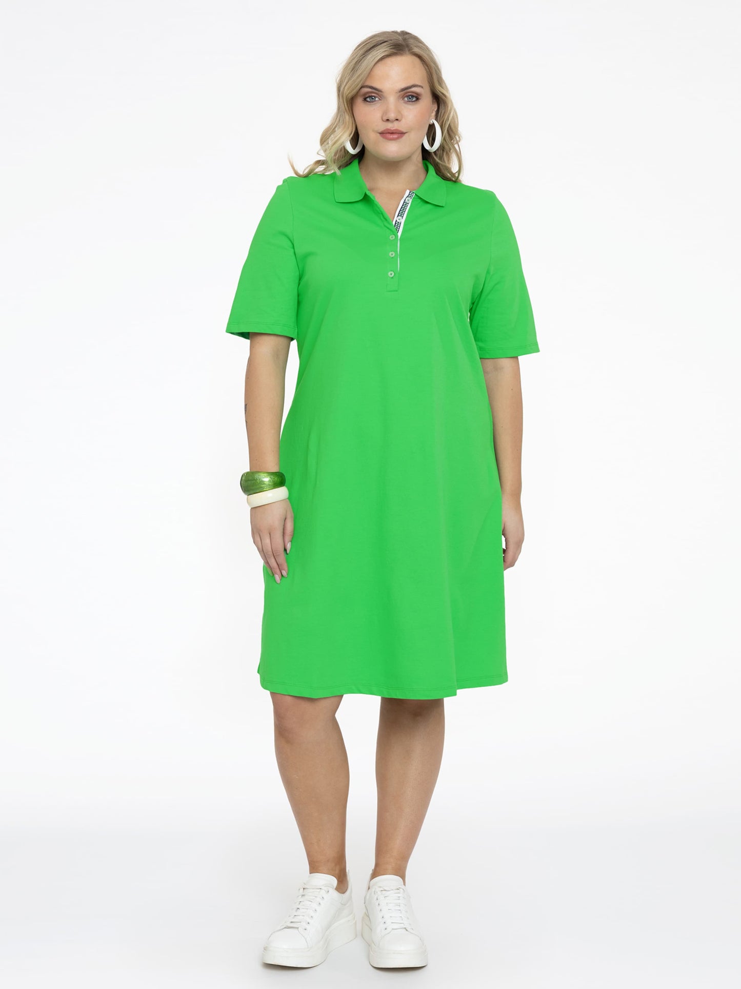  Blousejurken Blousejurk Dames Groen