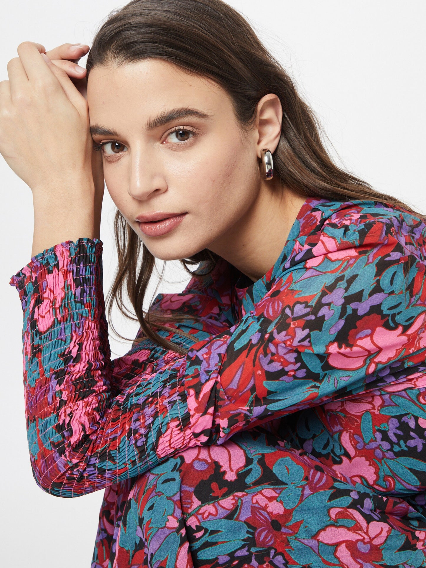 WAREHOUSE Midi Jurken Jurk Dames Pitaja Roze / Oudroze