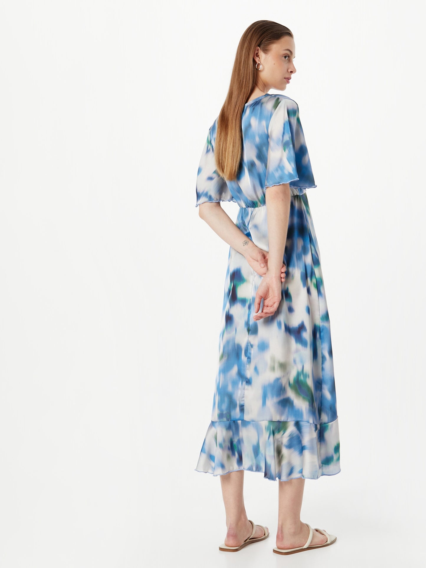  Midi Jurken Jurk Dames Blauw