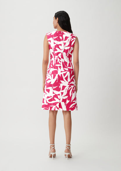 Comma Zomerjurken Zomerjurk Dames Magenta