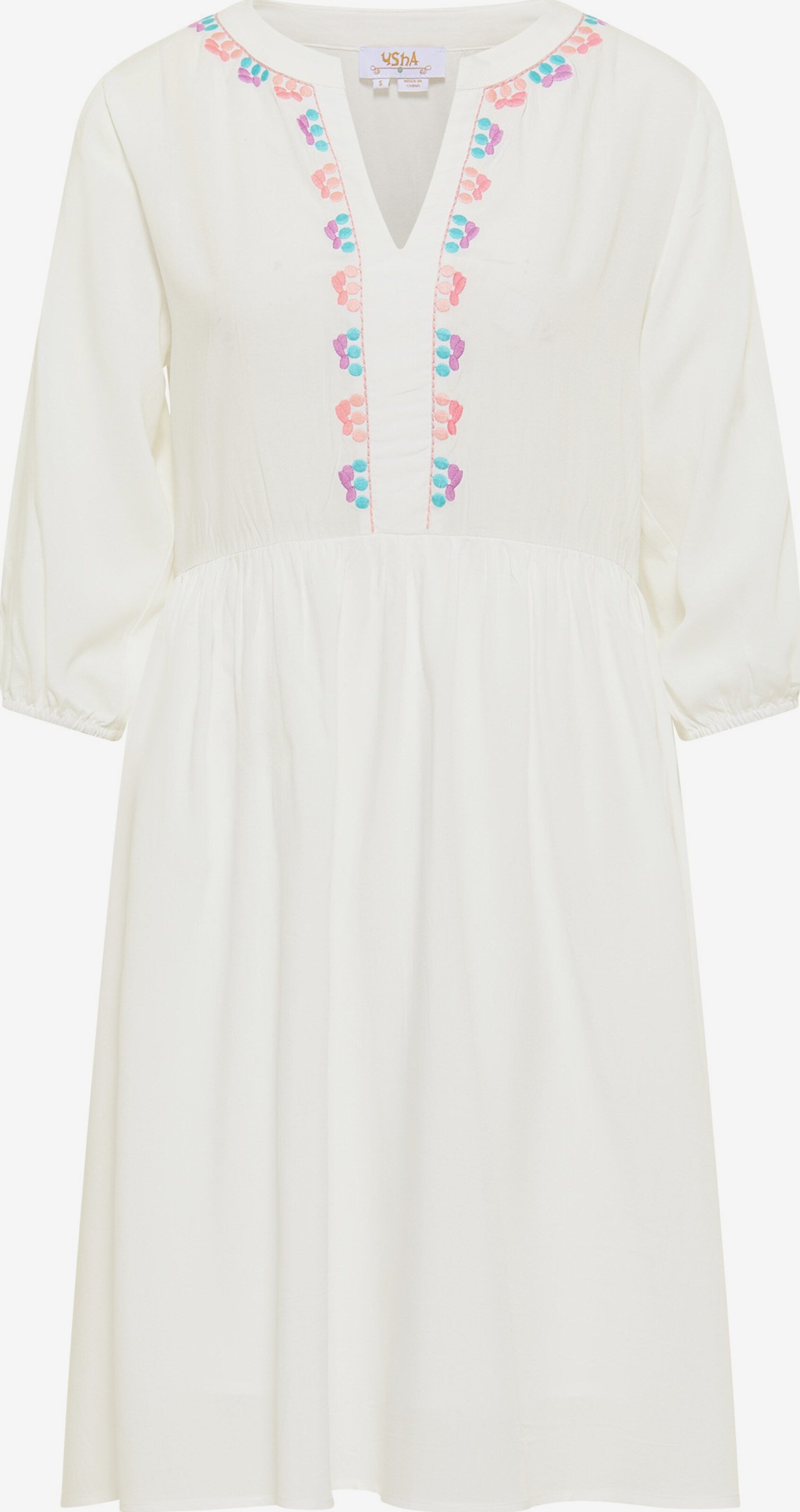  Zomerjurken Zomerjurk Dames Natuurwit