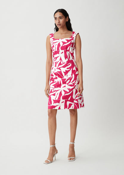 Comma Zomerjurken Zomerjurk Dames Magenta