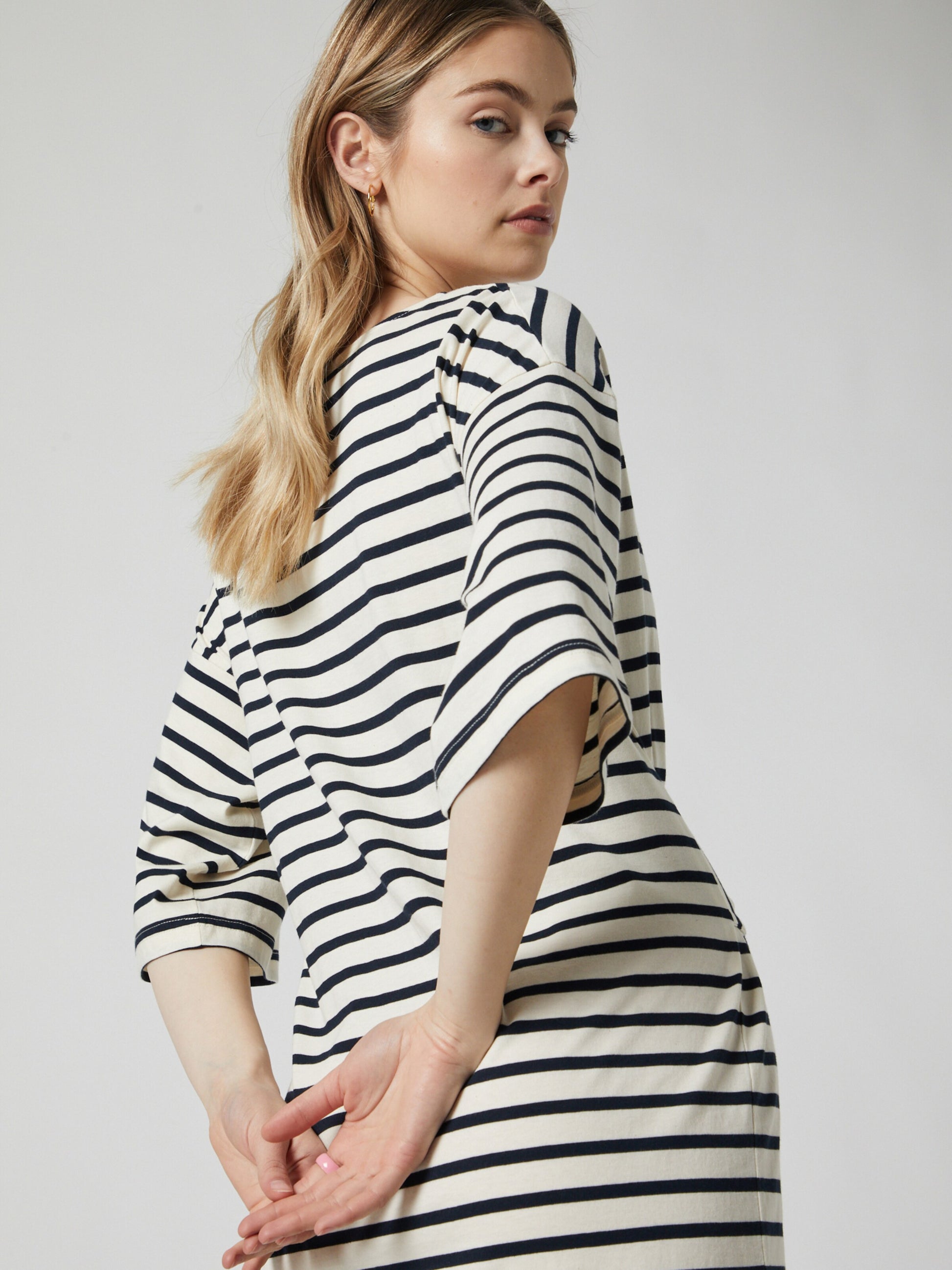  Mini Jurken Jurk Daliah Dames Crème / Navy