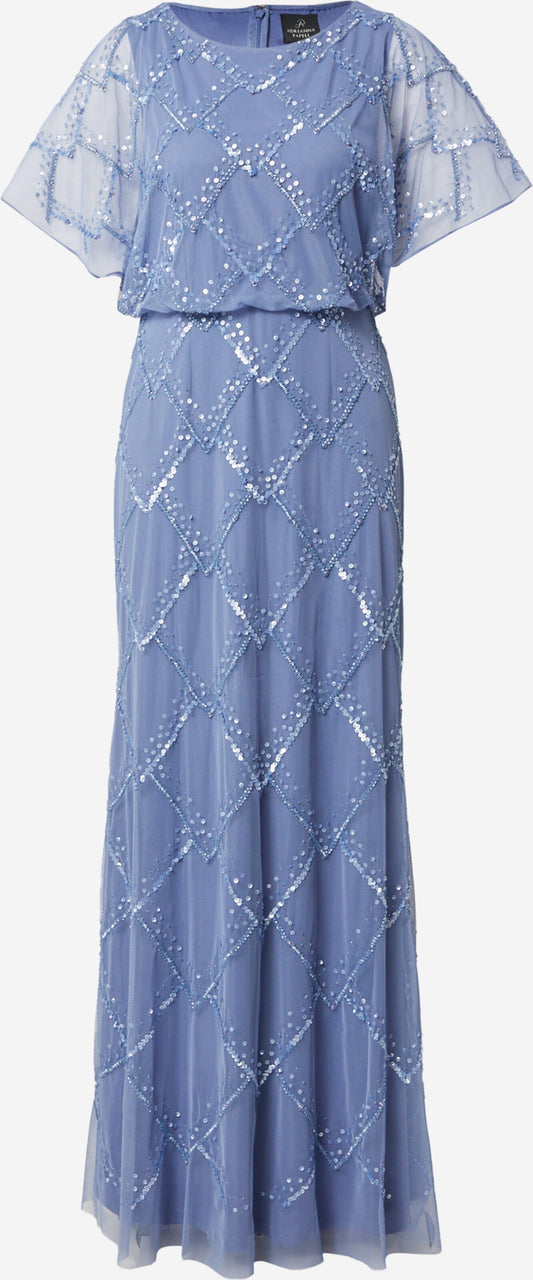 Adrianna Papell Avondjurken Avondjurk Dames Smoky Blue / Lichtblauw