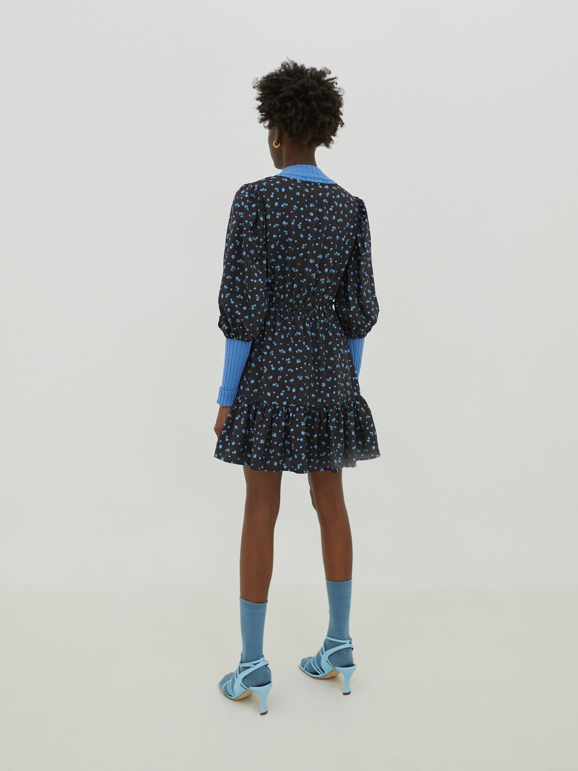 EDITED Mini Jurken Jurk Gemma Dames Zwart