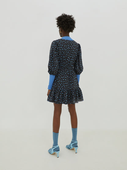 EDITED Mini Jurken Jurk Gemma Dames Zwart