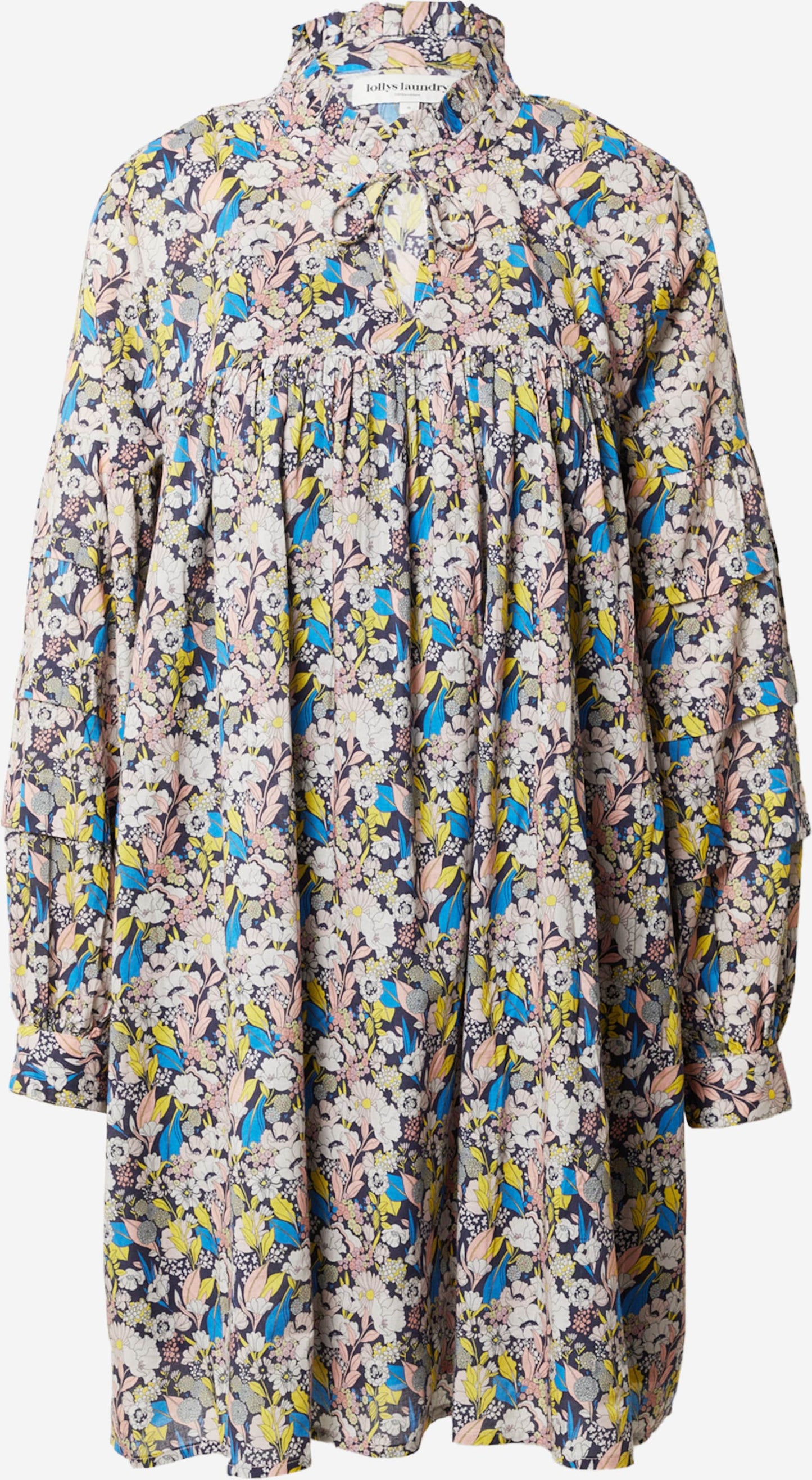 Lollys Laundry Blousejurken Blousejurk Georgia Dames Blauw / Donkerblauw