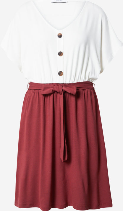 About You Mini Jurken Jurk Helga Dames Roestrood / Wit