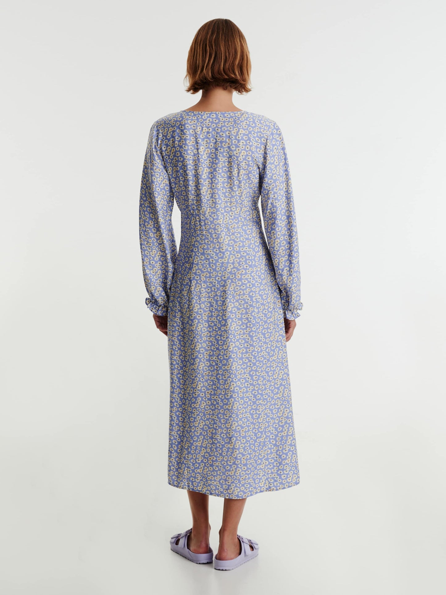 EDITED Maxi Jurken Jurk Rosalia Dames Lila / Gemengde Kleuren