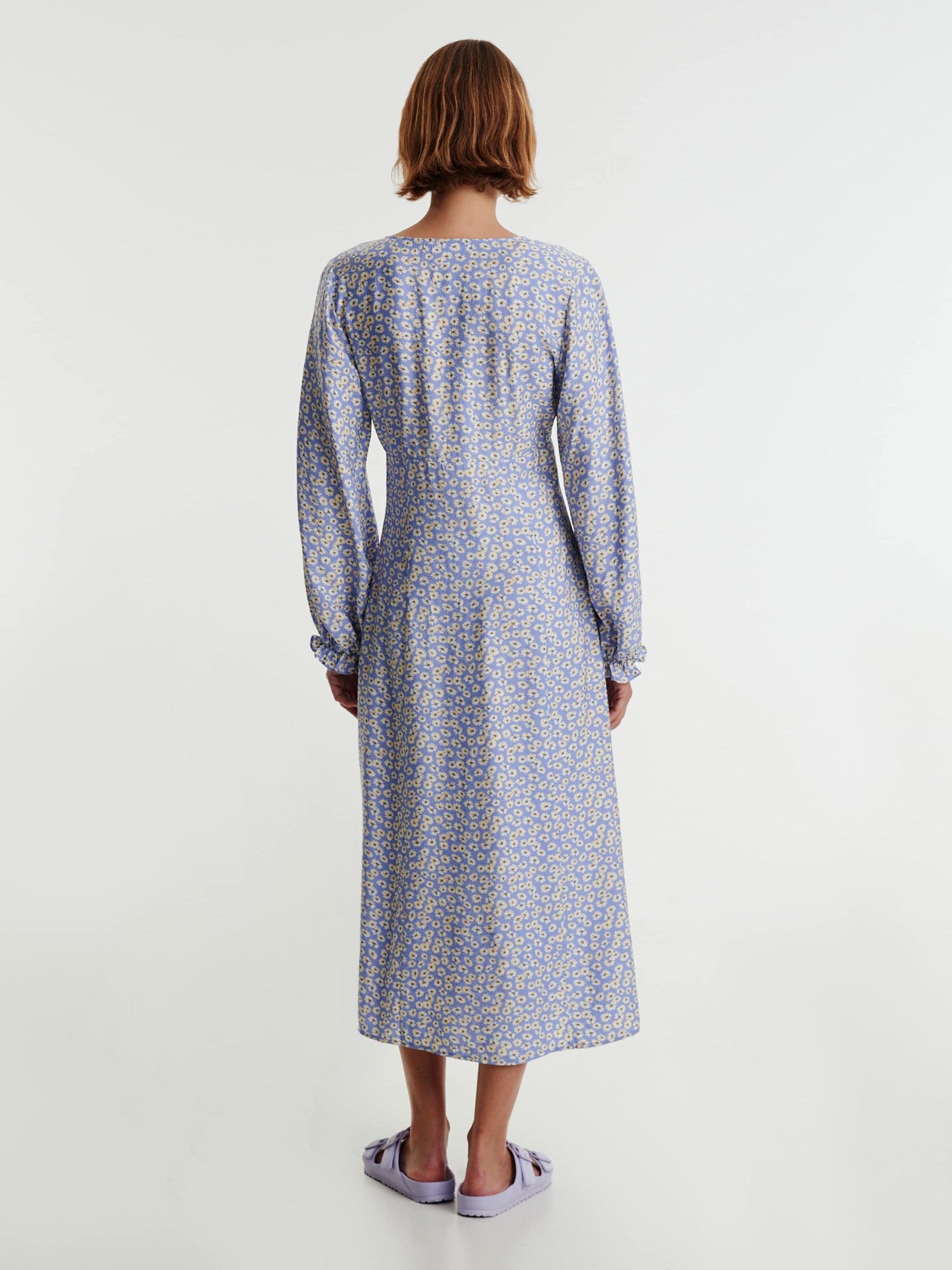 EDITED Maxi Jurken Jurk Rosalia Dames Lila / Gemengde Kleuren