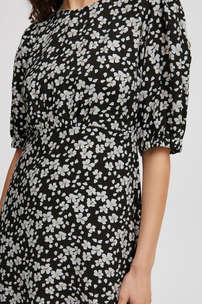 B.young Maxi Jurken Jurk Byibano Dames Zwart / Wit