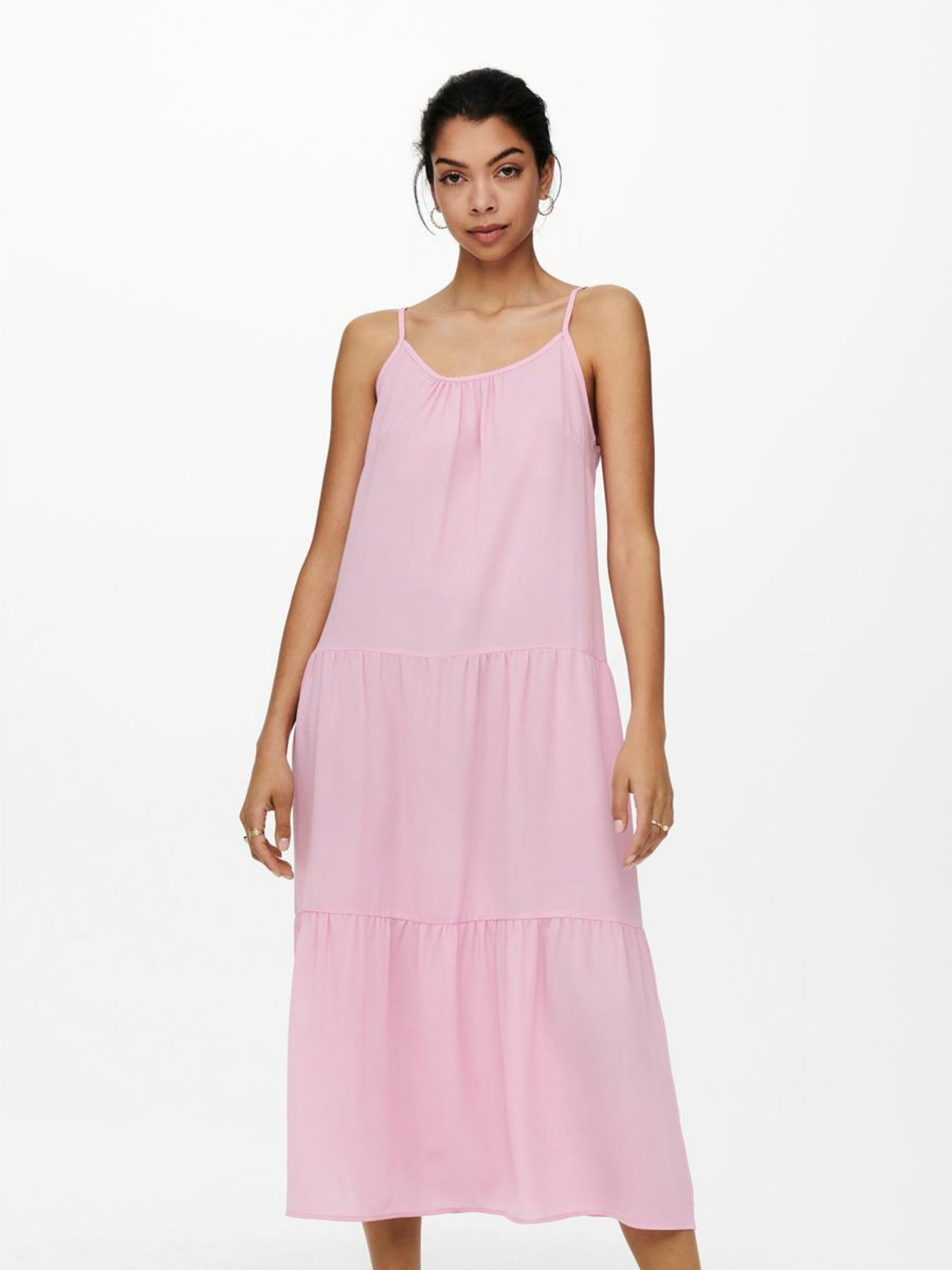 ONLY Midi Jurken Jurk Dames Rosa