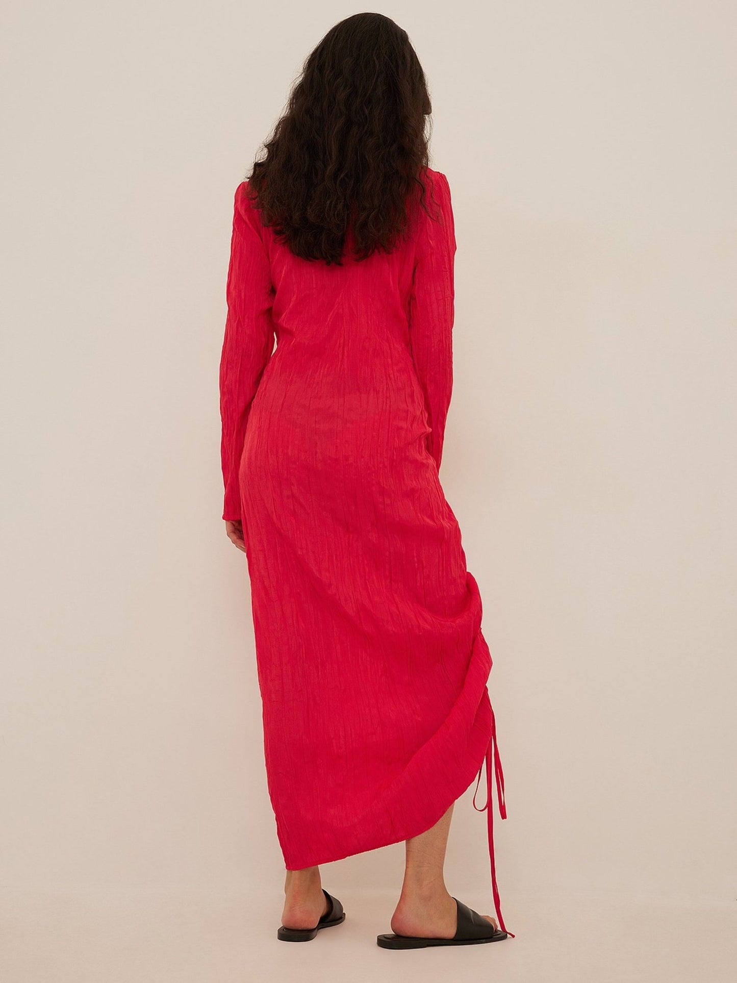 NA-KD Maxi Jurken Jurk Dames Rood