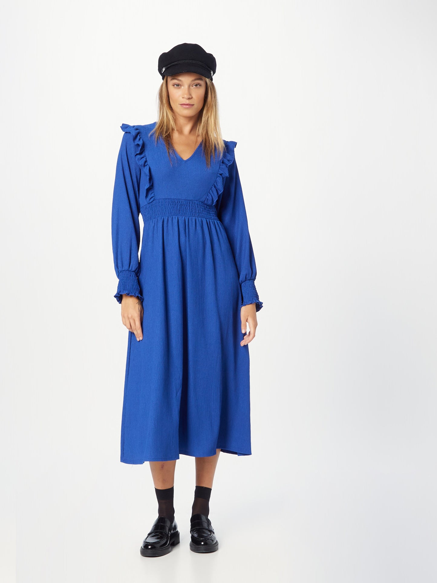 Dorothy Perkins Midi Jurken Jurk Dames Kobaltblauw