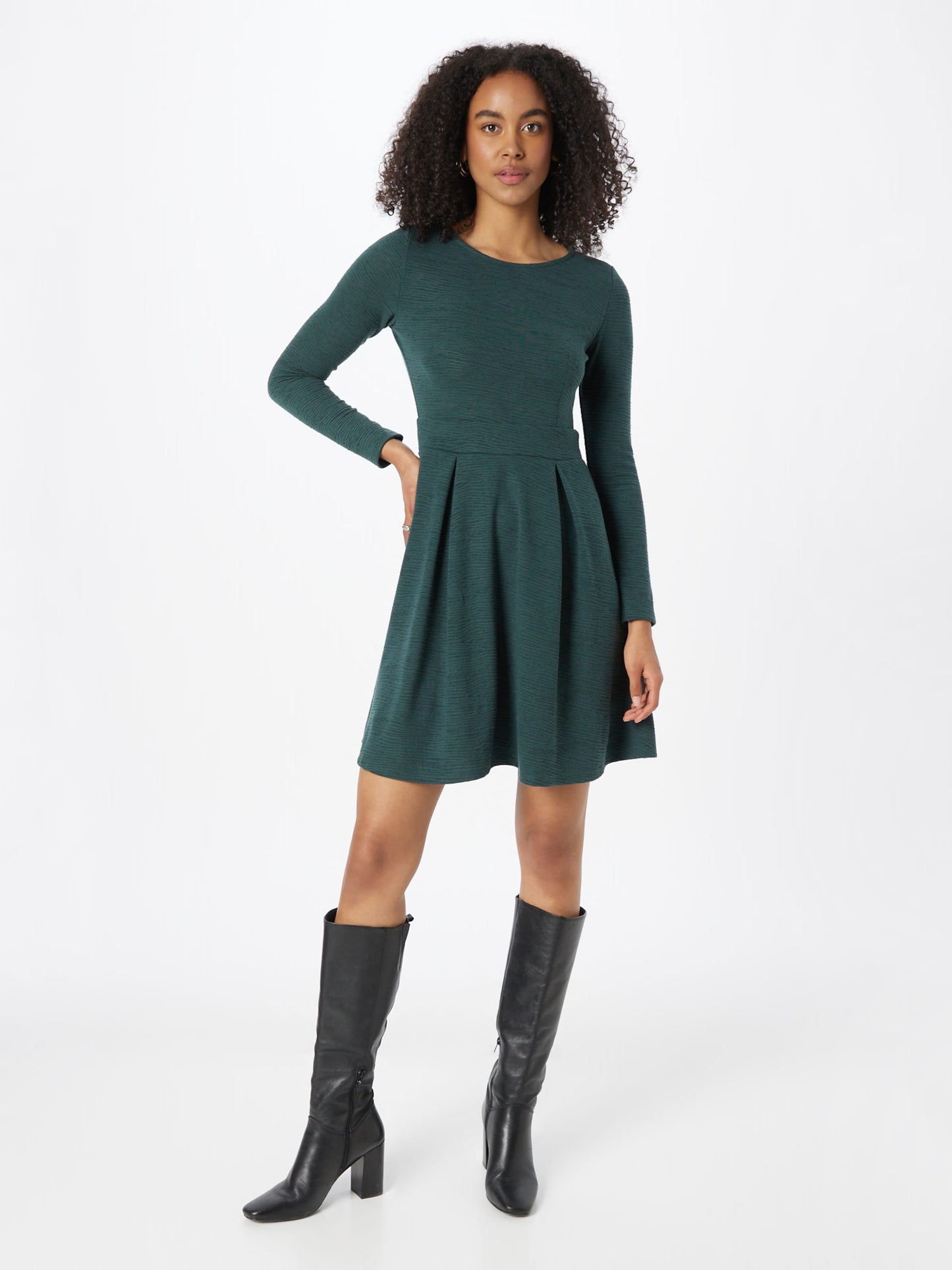 About You Mini Jurken Jurk Antonina Dames Donkergroen