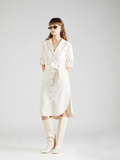 Pepe Jeans Blousejurken Blousejurk EDAN Dames Ivoor