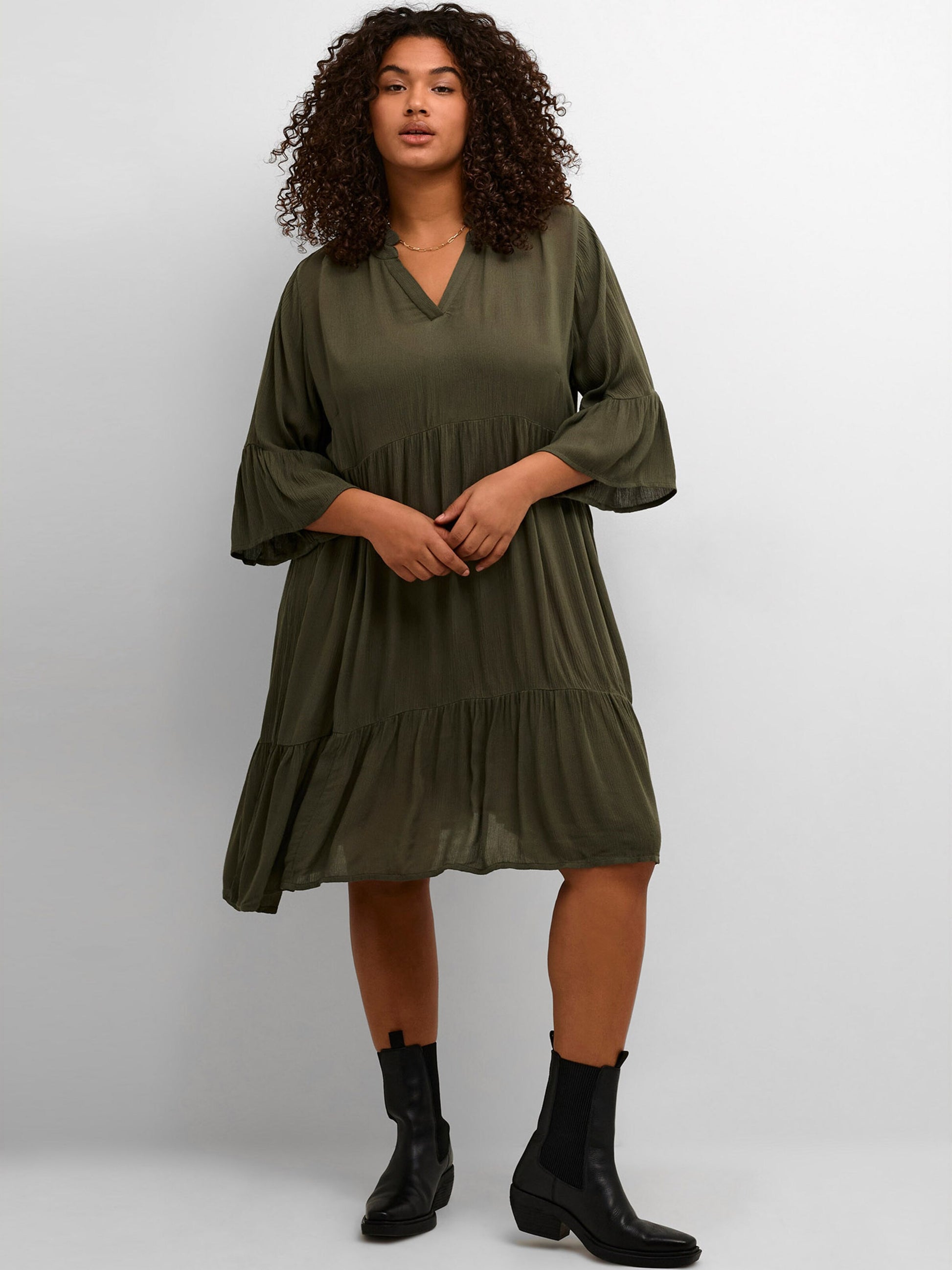  Mini Jurken Jurk Mariana Dames Kaki