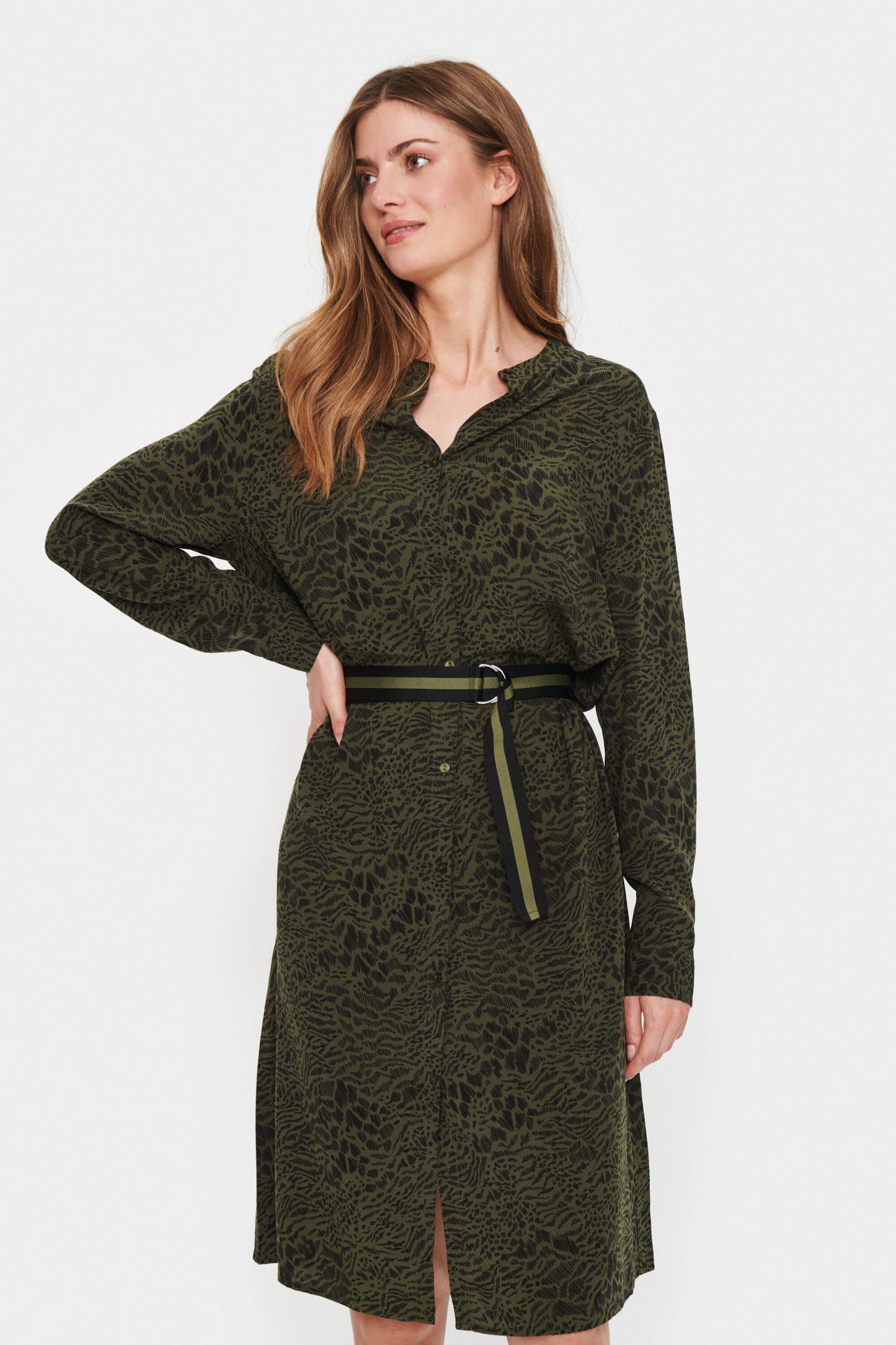 Saint Tropez Blousejurken Blousejurk PalaviSZ Dames Groen