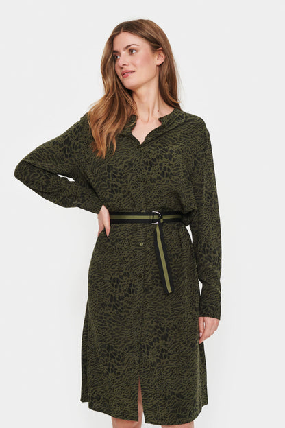 Saint Tropez Blousejurken Blousejurk PalaviSZ Dames Groen