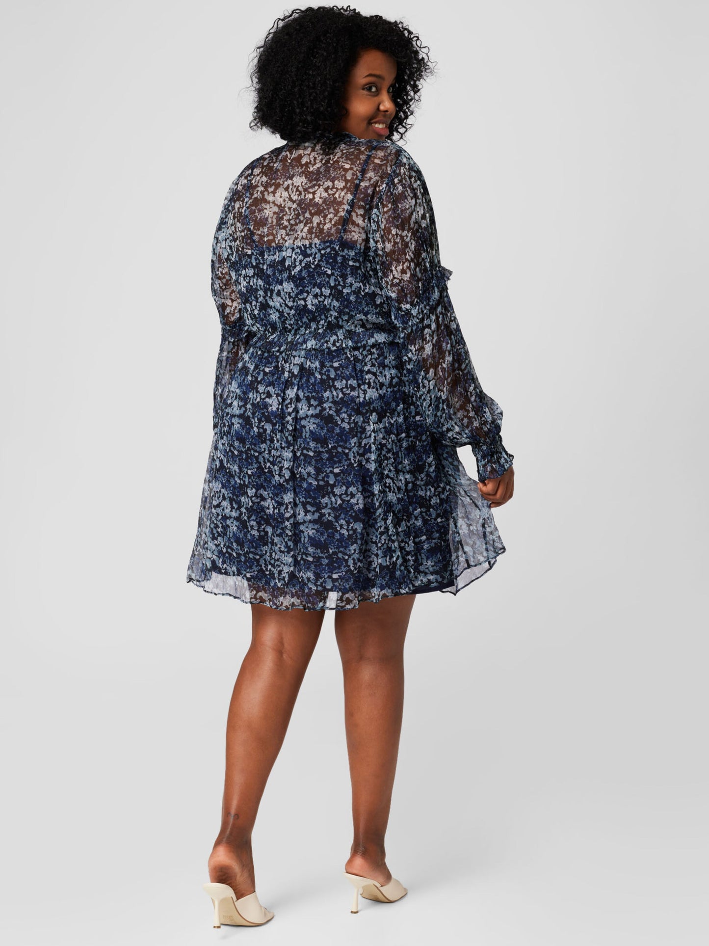  Mini Jurken Jurk Tenea Dames Navy / Smoky Blue