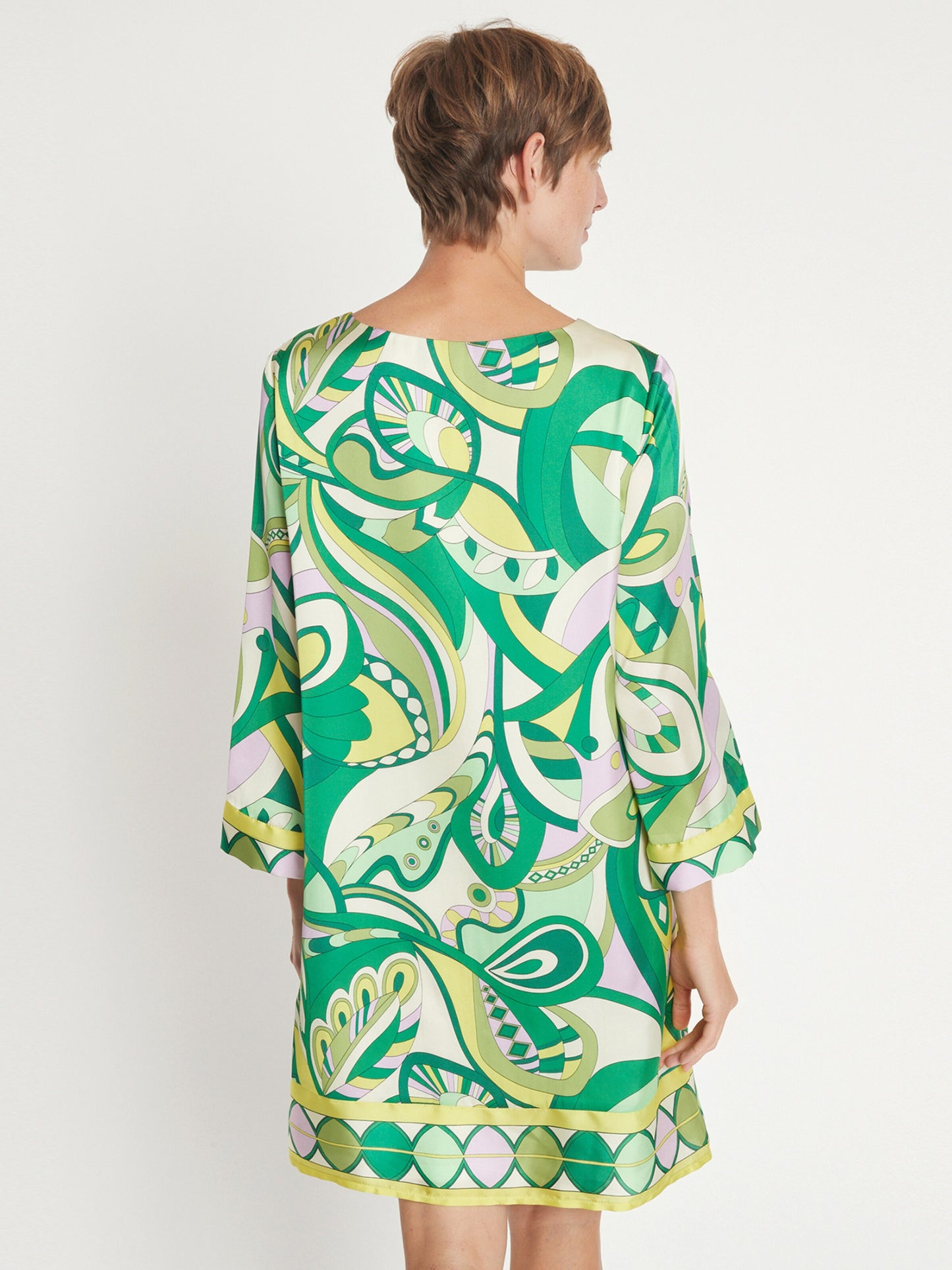 Ana Alcazar Mini Jurken Jurk Lewa Dames Groen / Olijfgroen / Riet