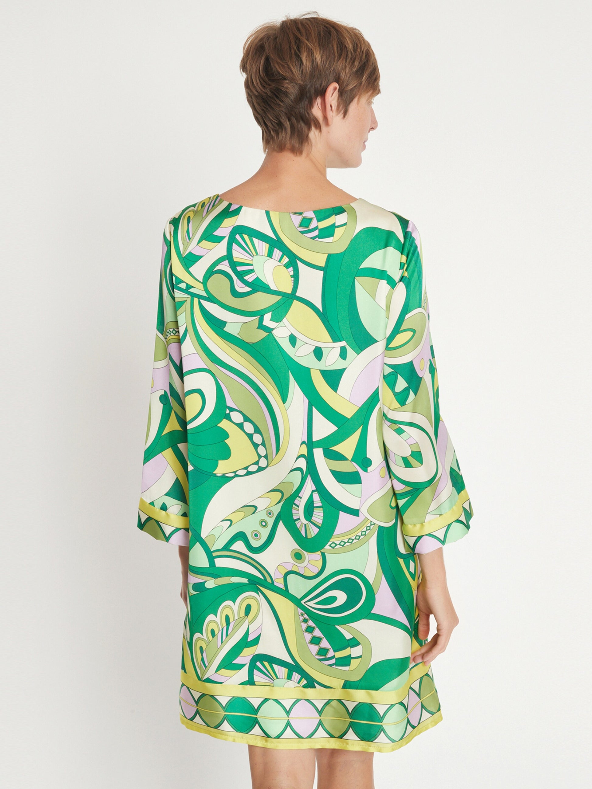 Ana Alcazar Mini Jurken Jurk Lewa Dames Groen / Olijfgroen / Riet