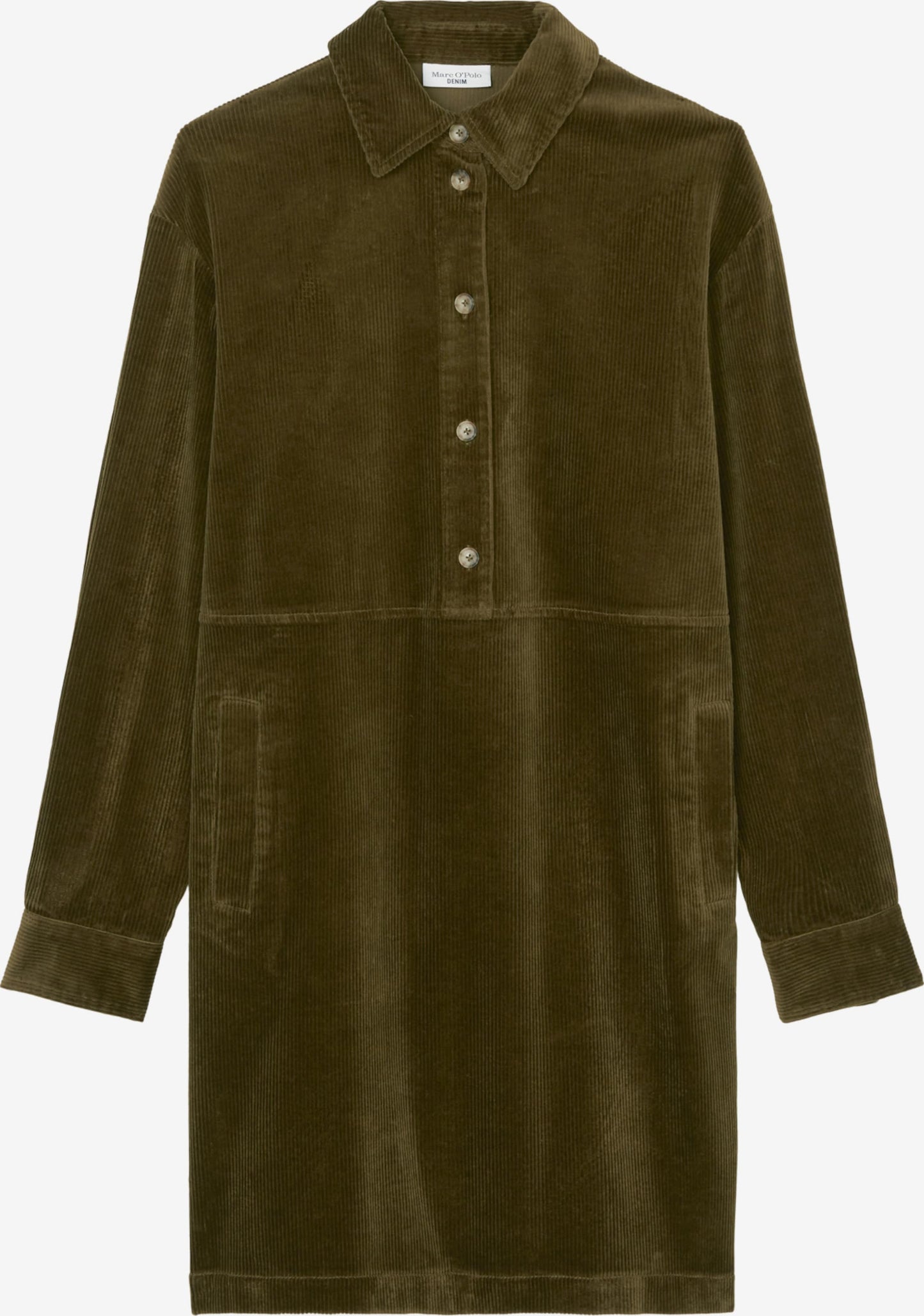 Marc O'Polo DENIM Blousejurken Blousejurk Dames Olijfgroen