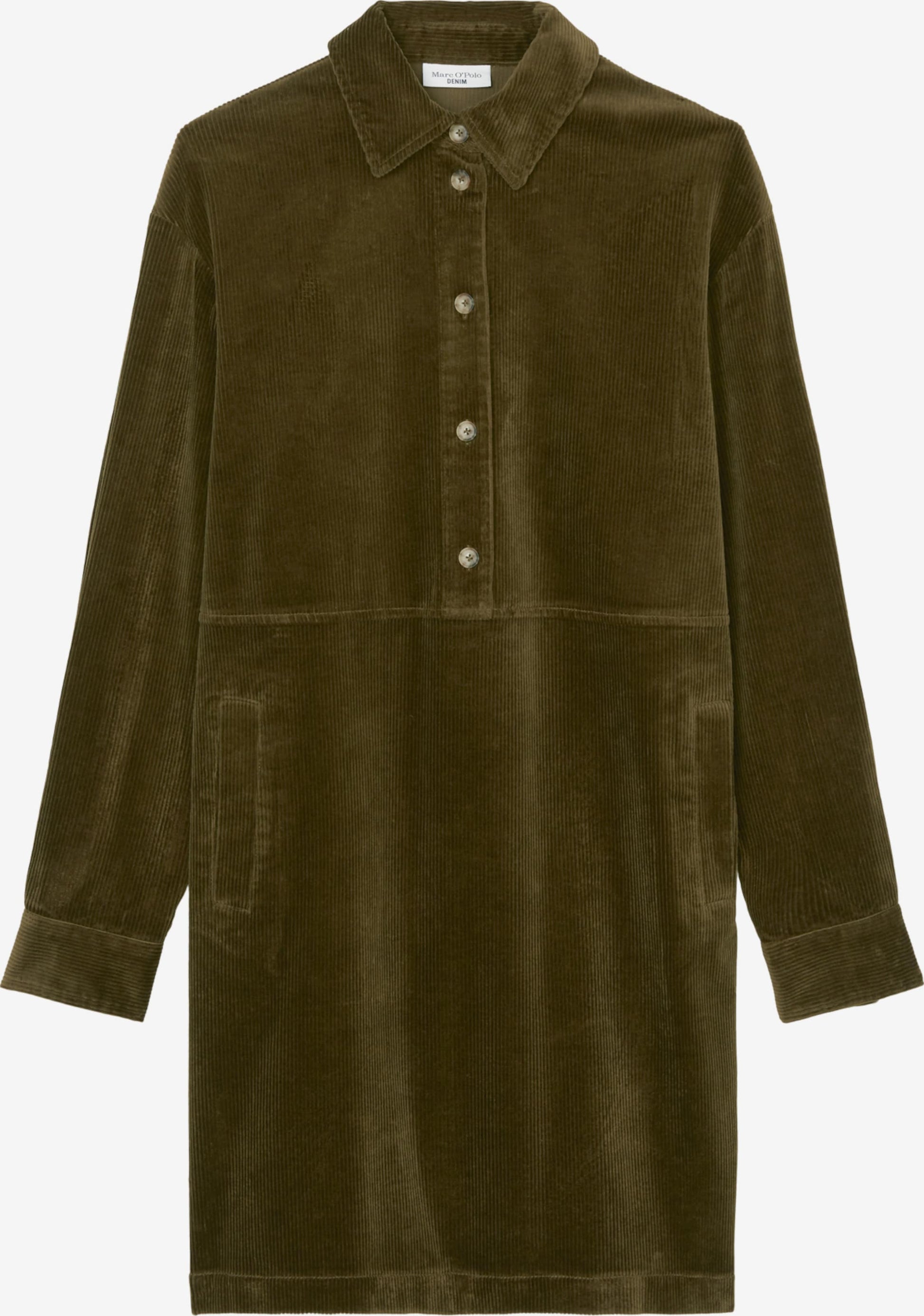 Marc O'Polo DENIM Blousejurken Blousejurk Dames Olijfgroen