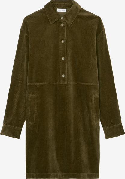 Marc O'Polo DENIM Blousejurken Blousejurk Dames Olijfgroen