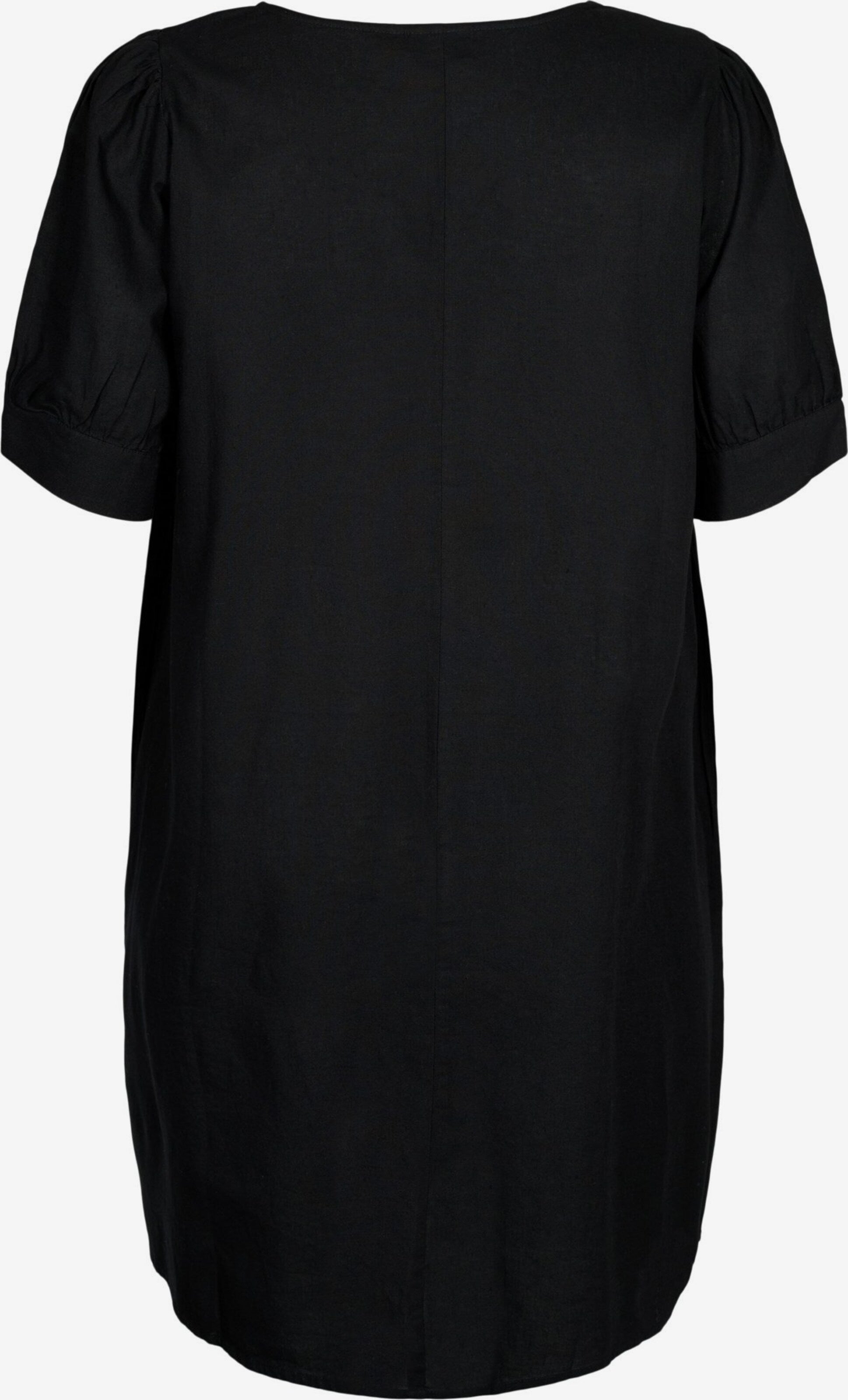 Zizzi Mini Jurken Jurk VFLEX Dames Zwart