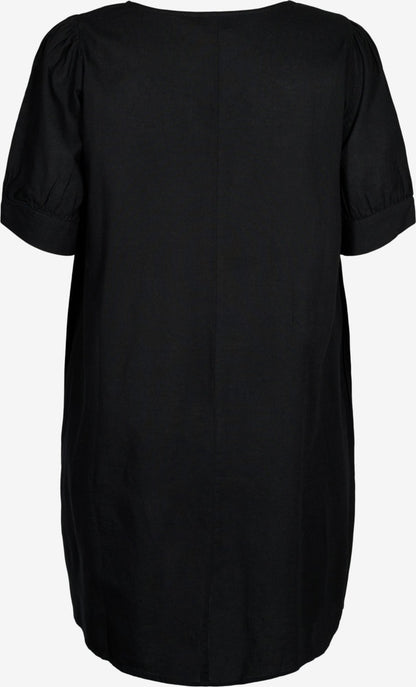 Zizzi Mini Jurken Jurk VFLEX Dames Zwart