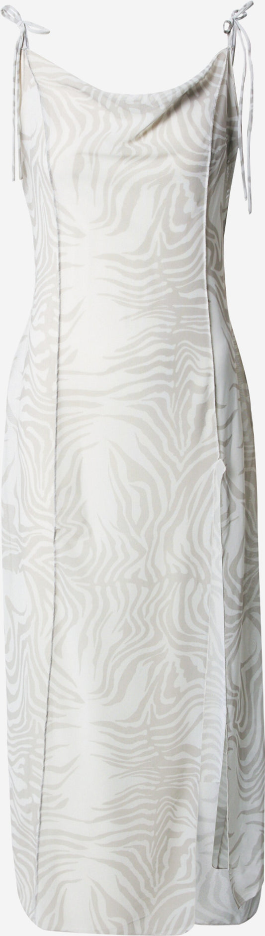 WEEKDAY Strandjurkjes Strandjurk Joanne Dames Grijs / Lichtgrijs