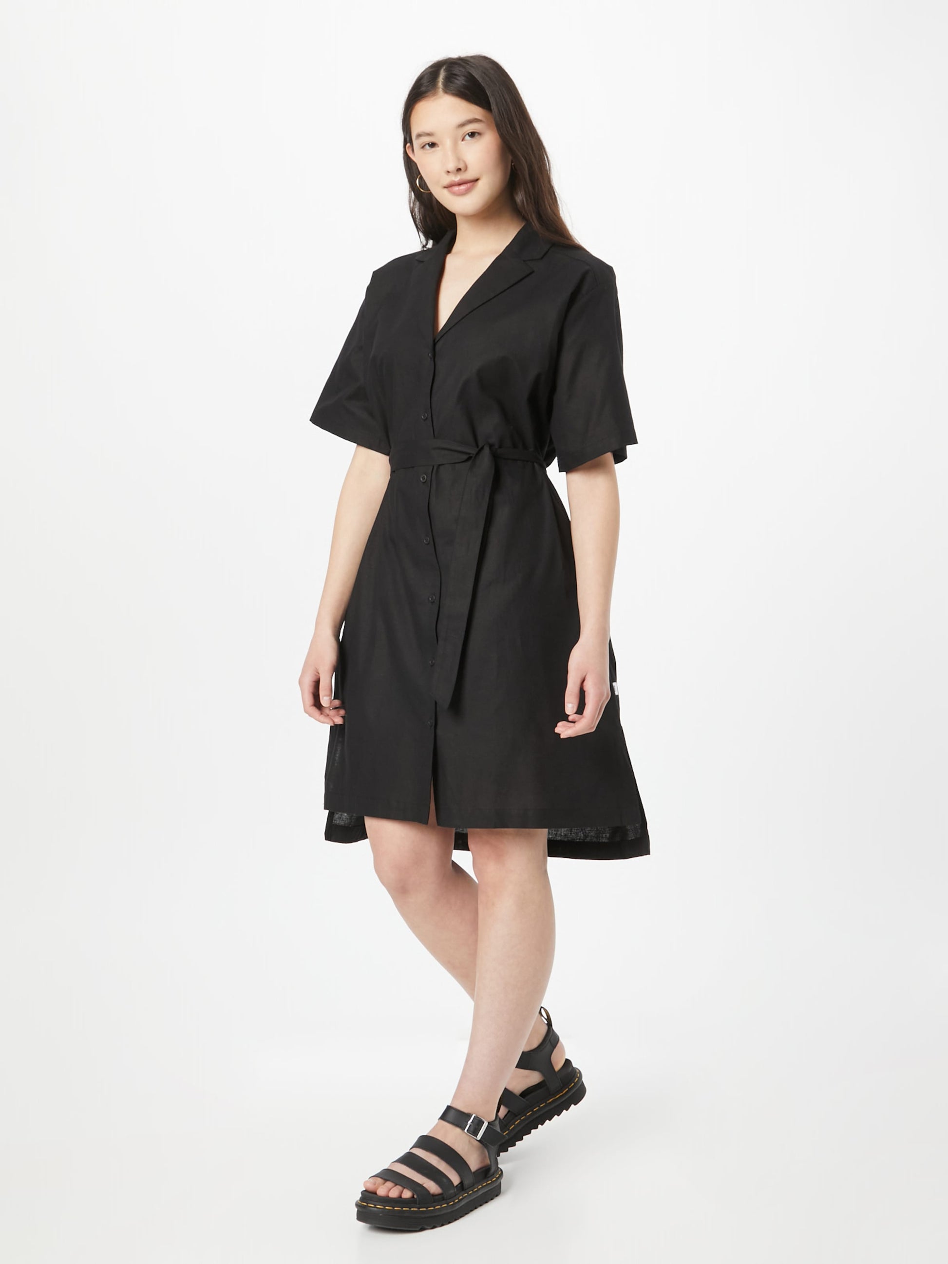Makia Blousejurken Blousejurk Kiara Dames Zwart