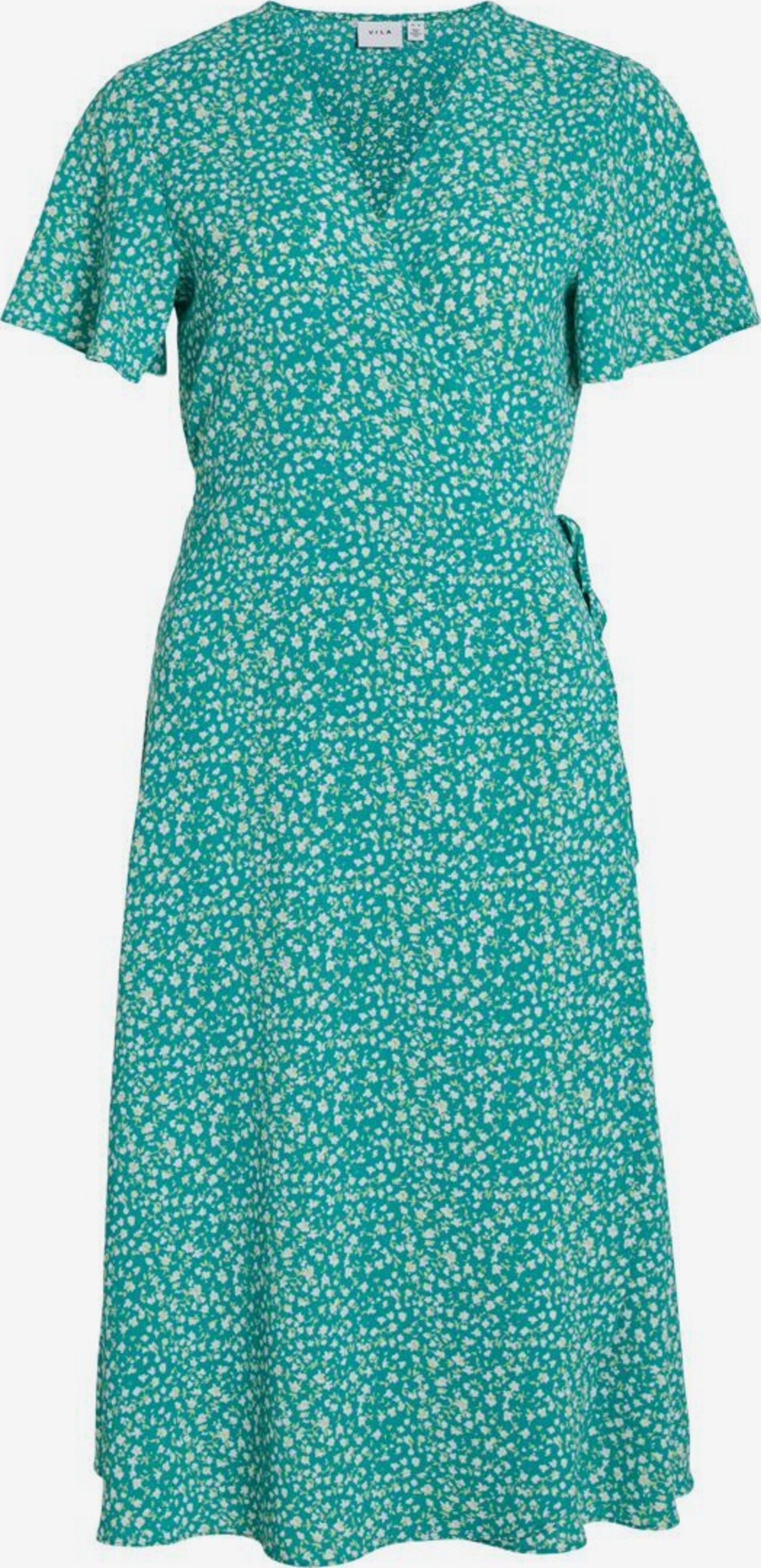 Vila Midi Jurken Jurk Dames Groen / Jade Groen